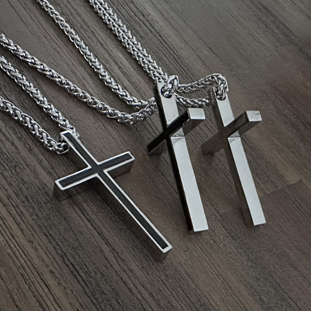 Personalized Cross Necklace – Custom Engraved Christian Gift