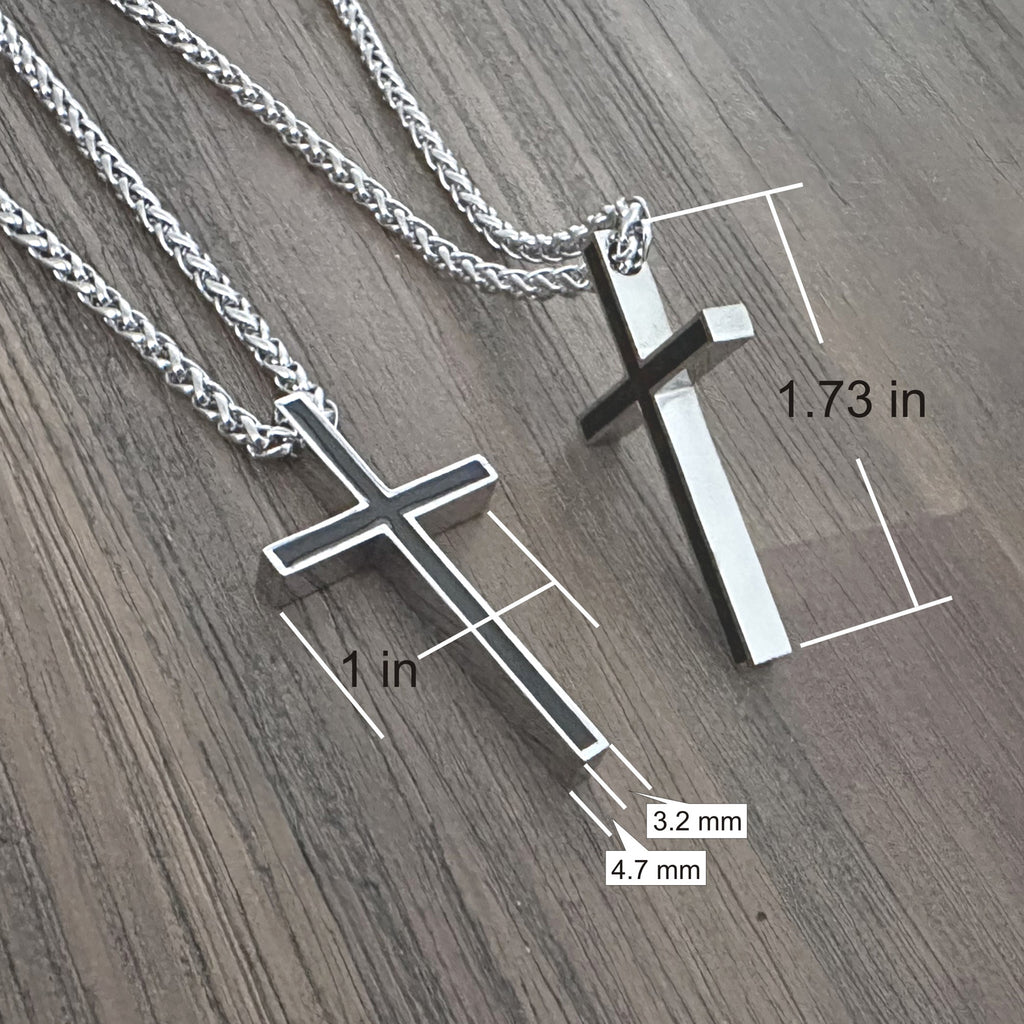 Personalized Cross Necklace – Custom Engraved Christian Gift