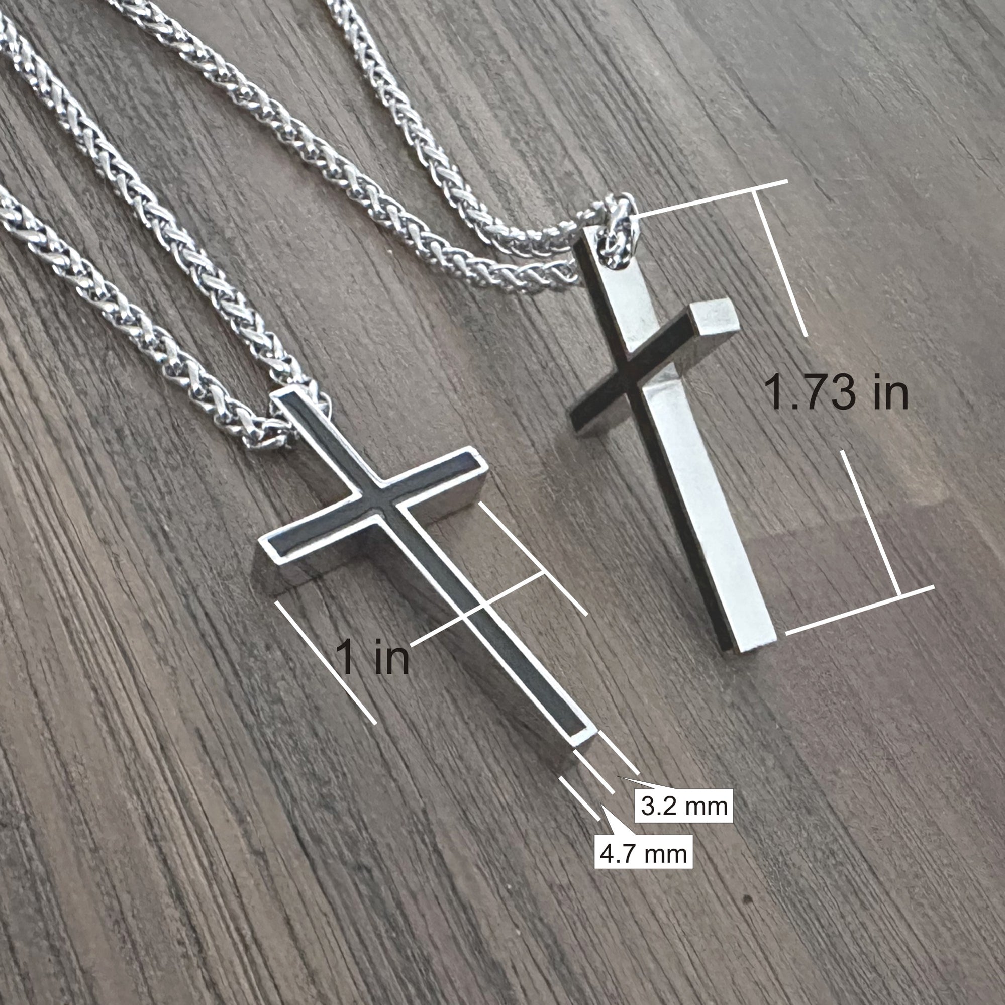 Personalized Cross Necklace – Custom Engraved Christian Gift