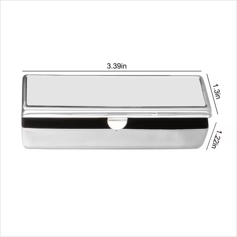 Personalized Lipstick Case with Mirror – Engraved Bridesmaid Gift