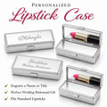 Personalized Lipstick Case with Mirror – Engraved Bridesmaid Gift
